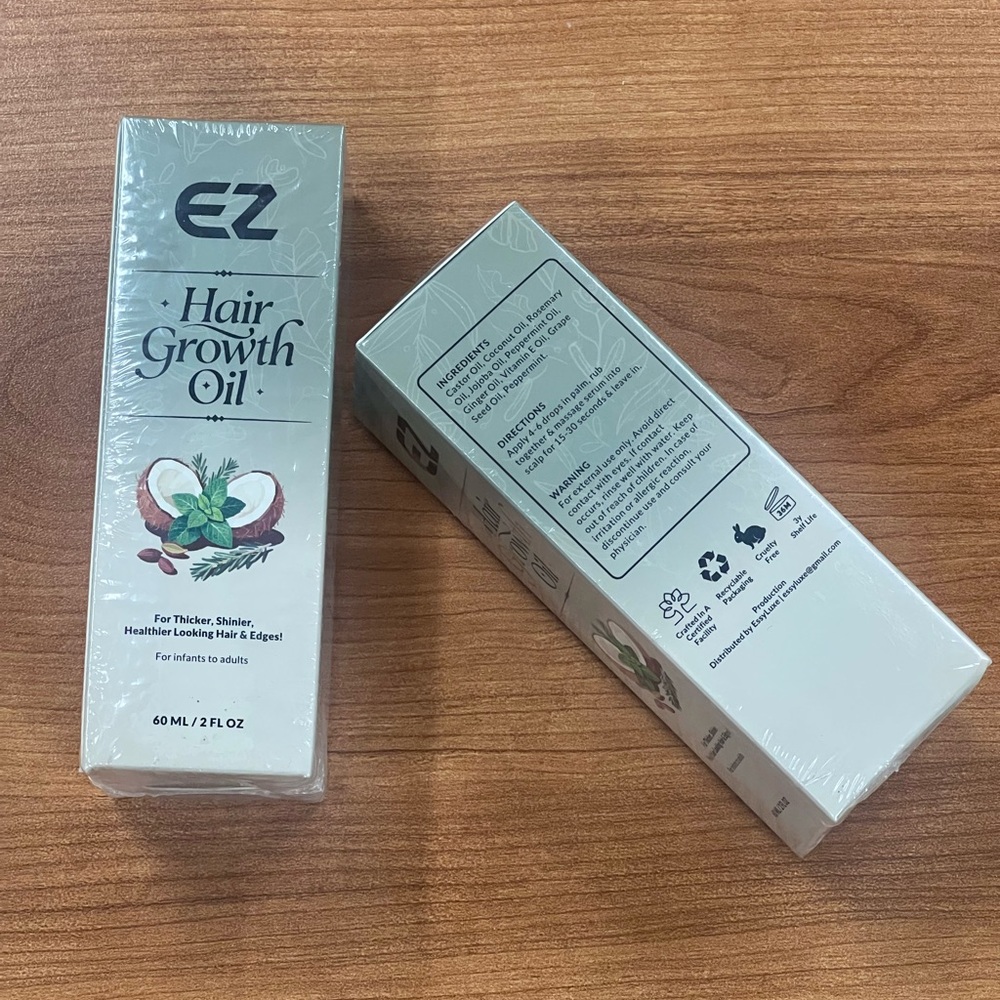 Rosemary Hair Growth Oil: Natural Scalp Treatment, Thicker Hair (60ml)